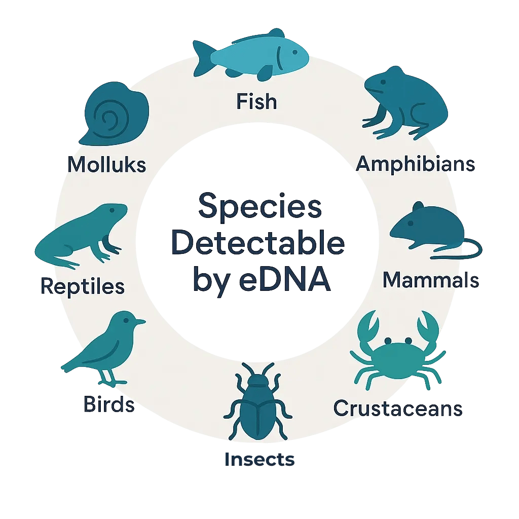 eDNA species groups